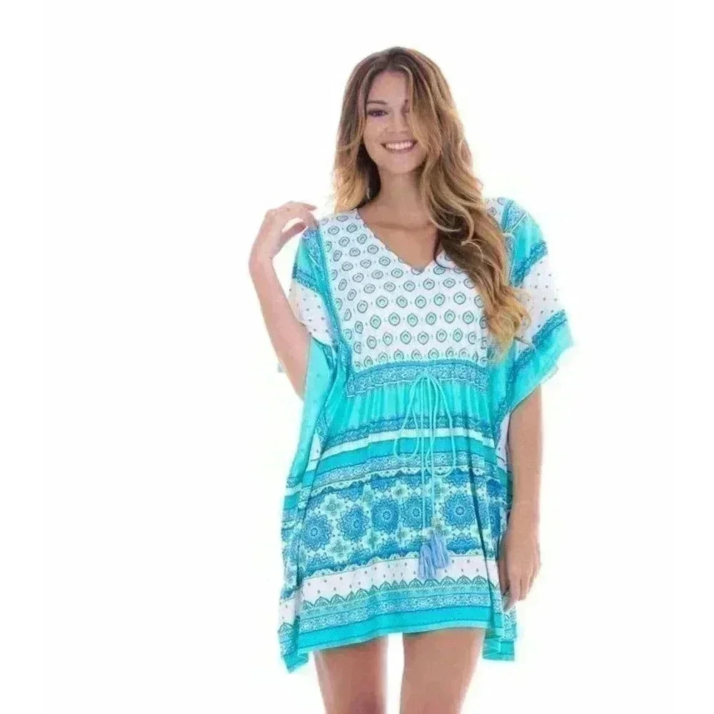 Cabana Life Tie Waist Cover Up - size Small